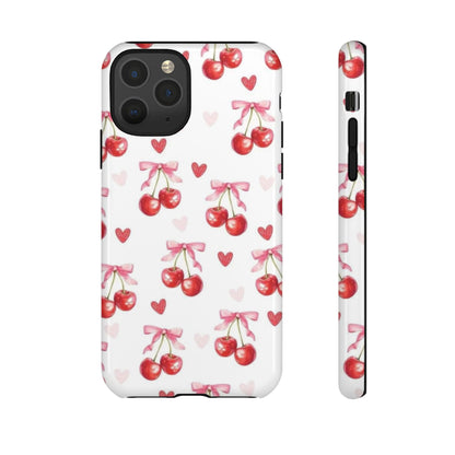 Cherry Coquette Cute Durable Tough Phone Case
