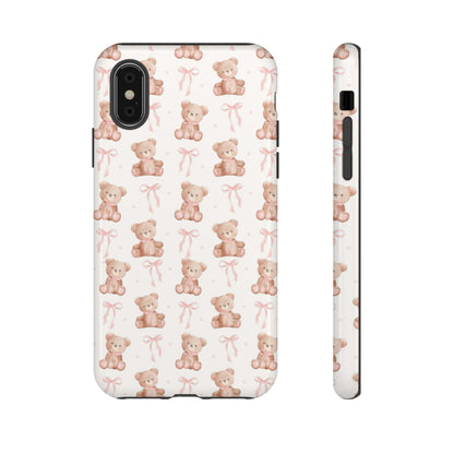 Coquette Teddy Bear Phone Case