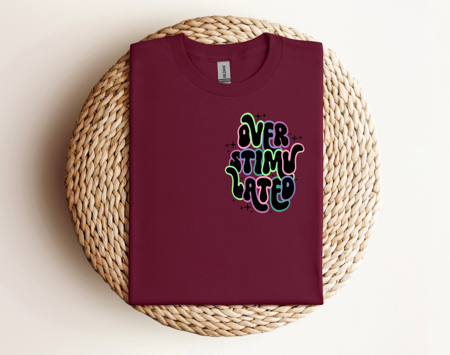 Overstimulated Neon Shirt