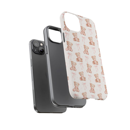 Coquette Teddy Bear Phone Case