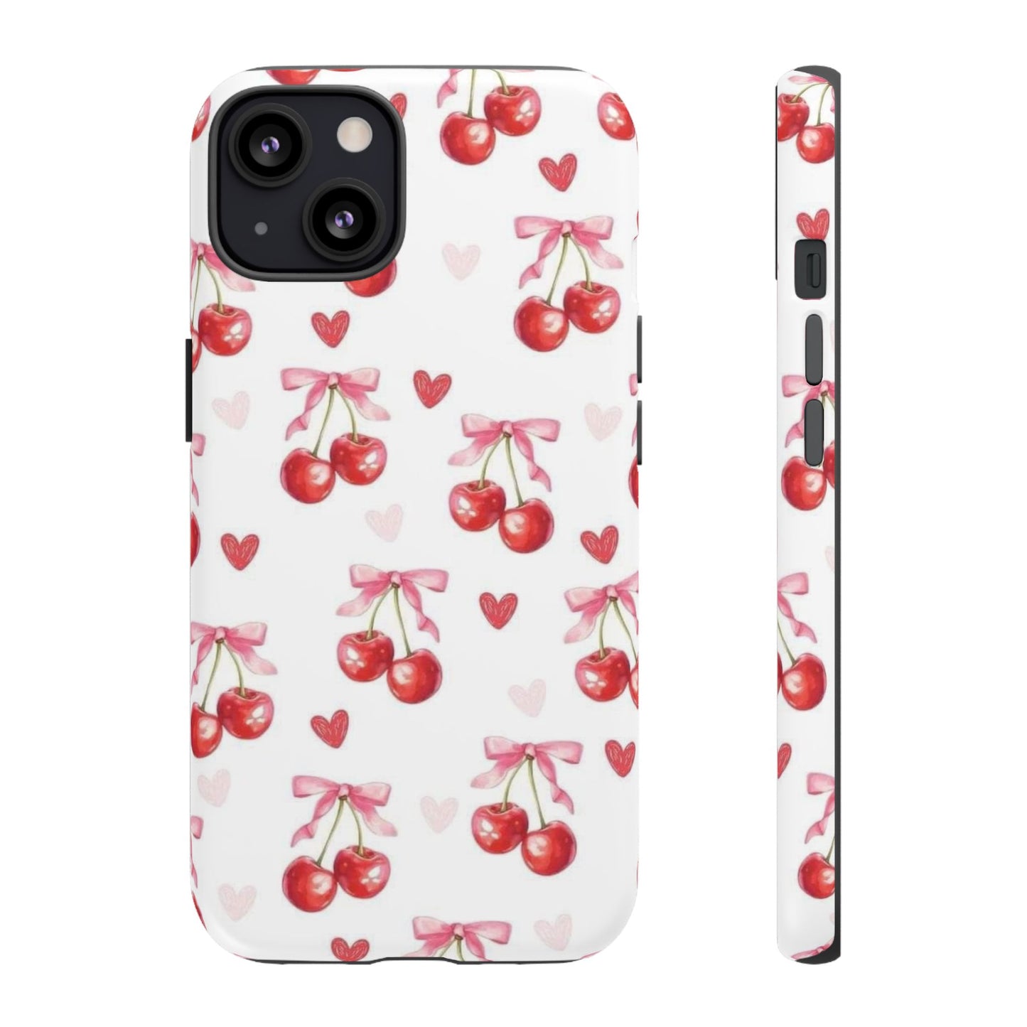 Cherry Coquette Cute Durable Tough Phone Case