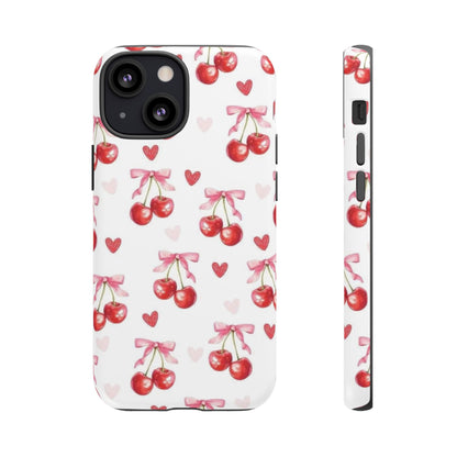Cherry Coquette Cute Durable Tough Phone Case