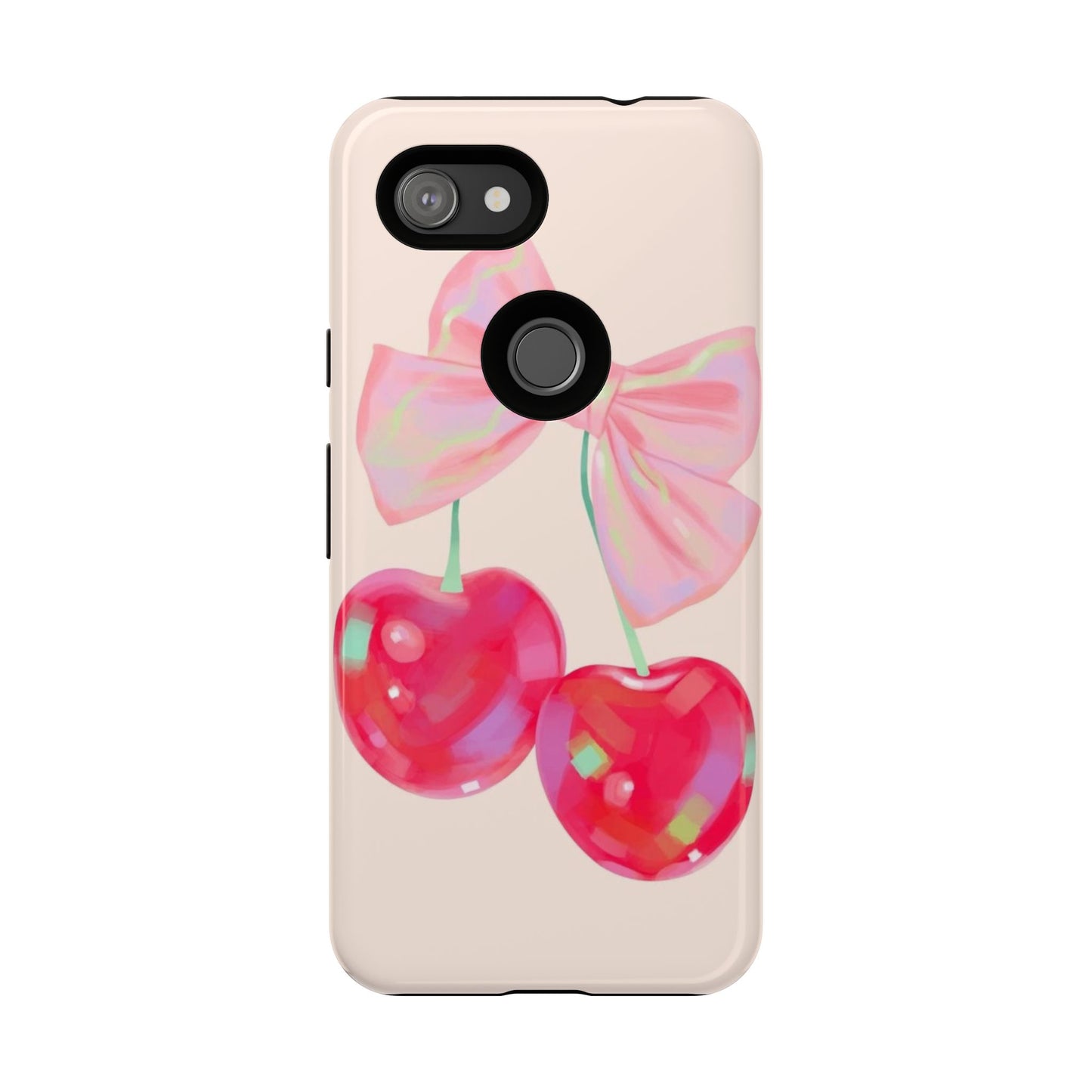 Cherry Bow Pink Phone Case