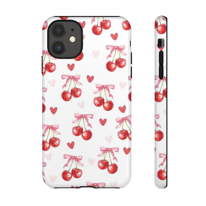 Cherry Coquette Cute Durable Tough Phone Case