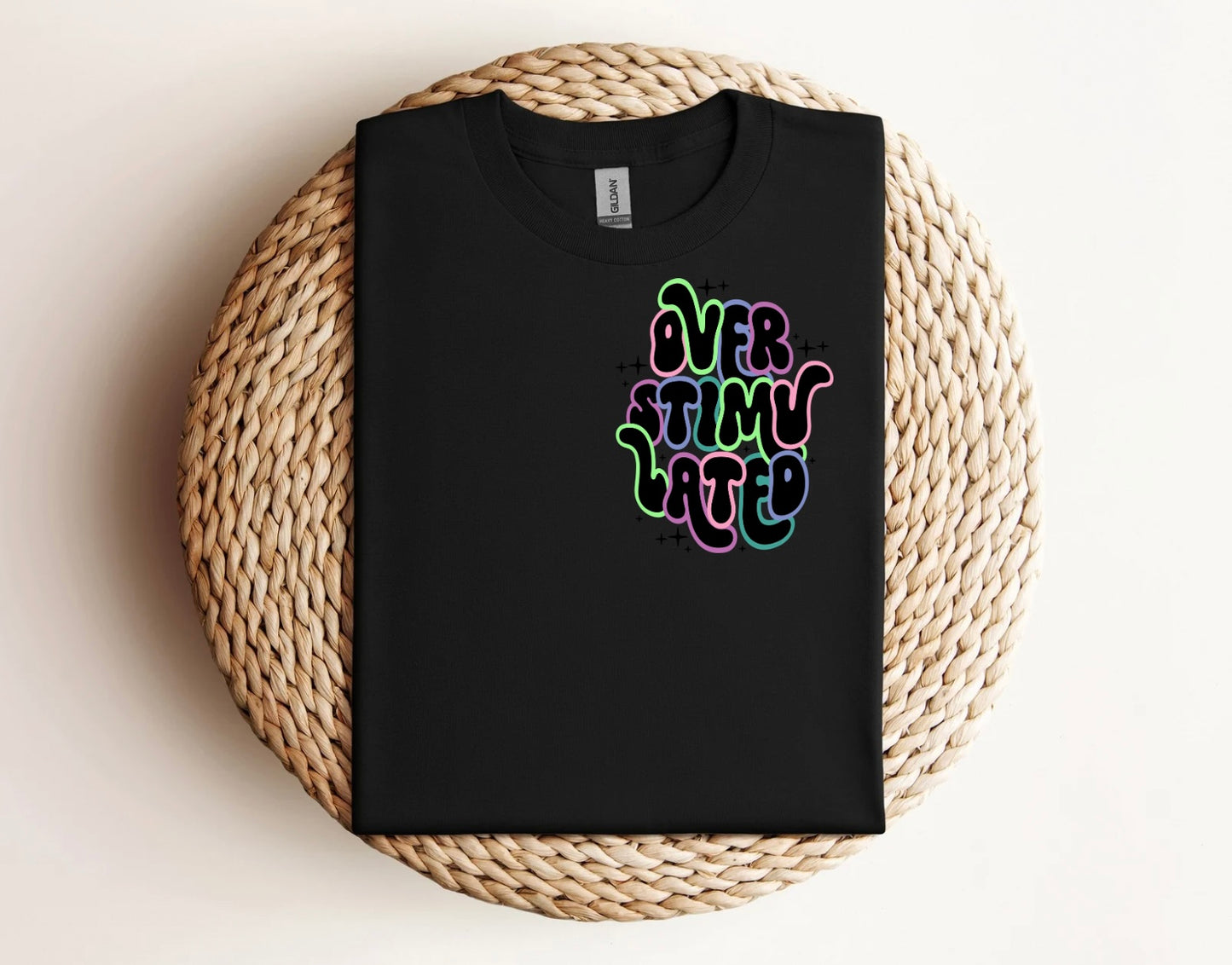 Overstimulated Neon Shirt