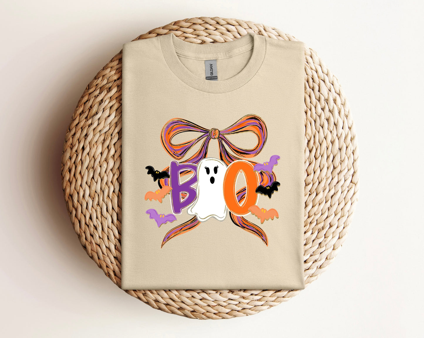 Halloween Boo Coquette Ghost Shirt