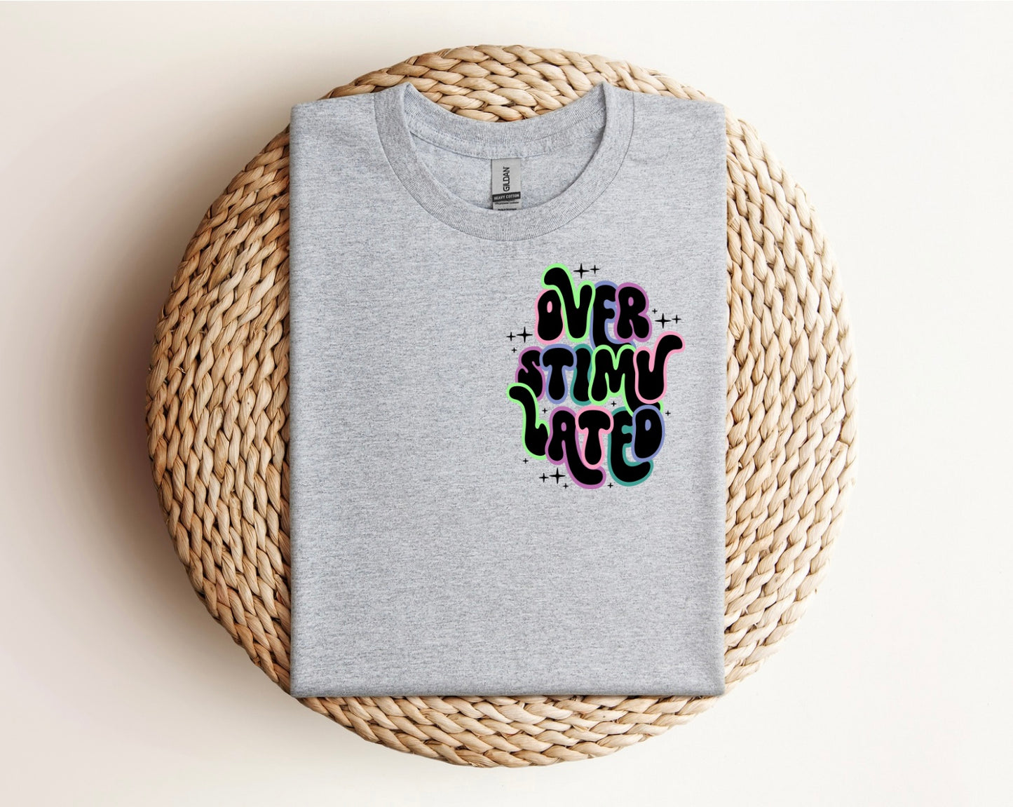 Overstimulated Neon Shirt