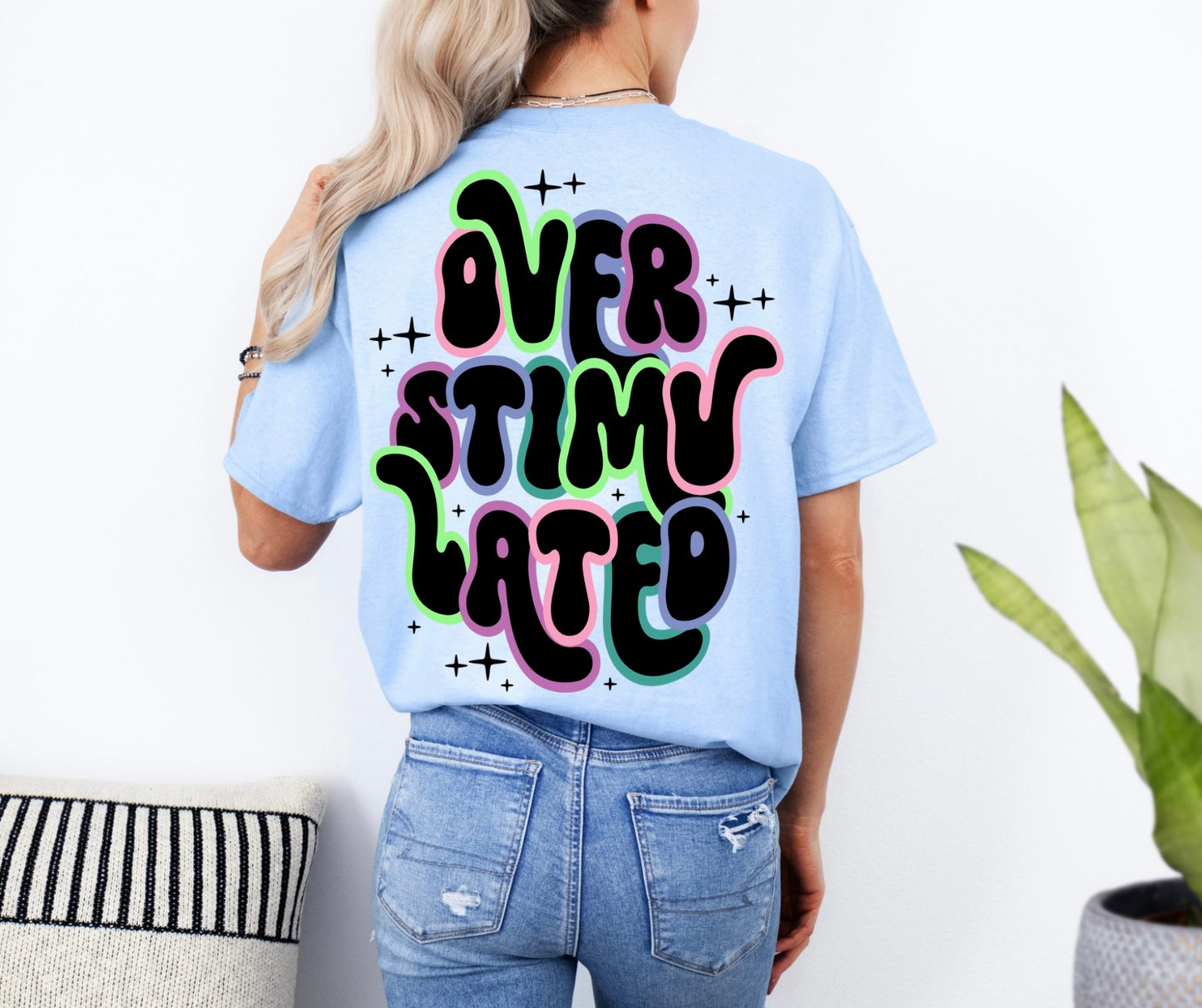 Overstimulated Neon Shirt
