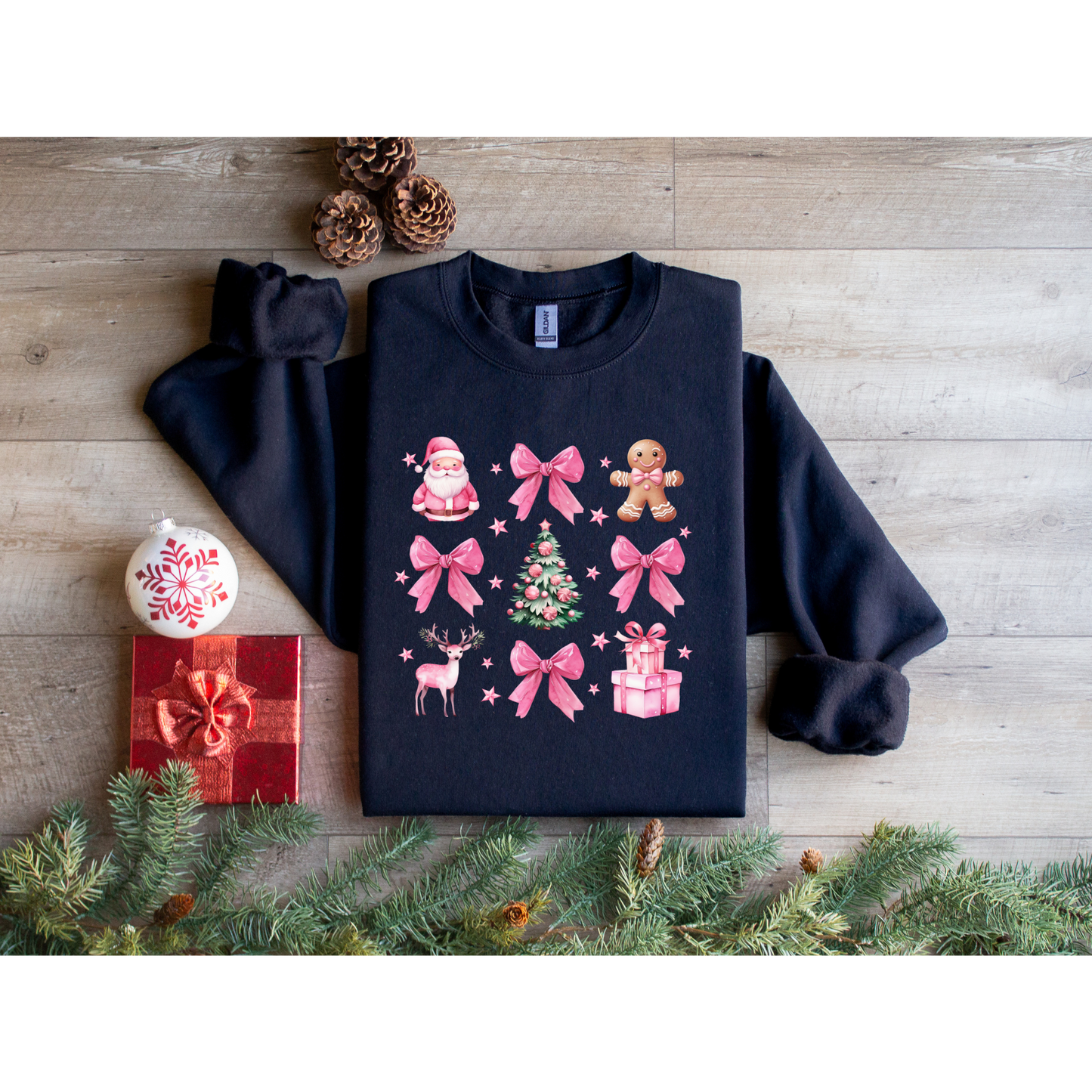 Christmas Coquette Gingerbread Sweatshirt