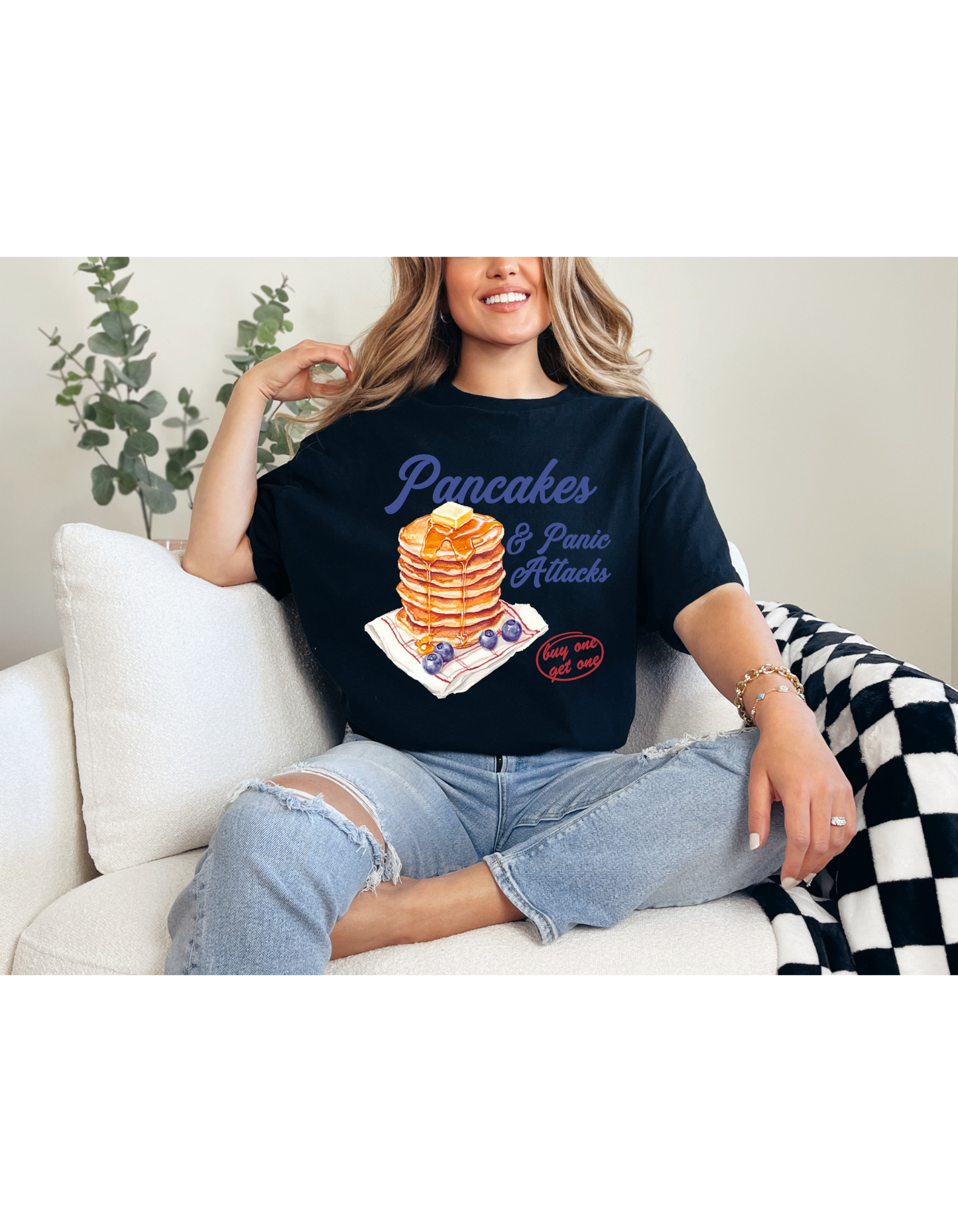 Pancakes & Panic Attacks Shirt