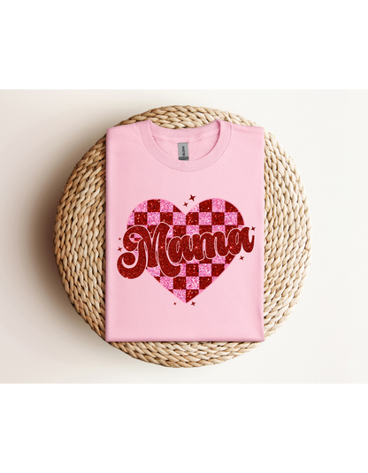 Glitter Mama Valentine's Shirt