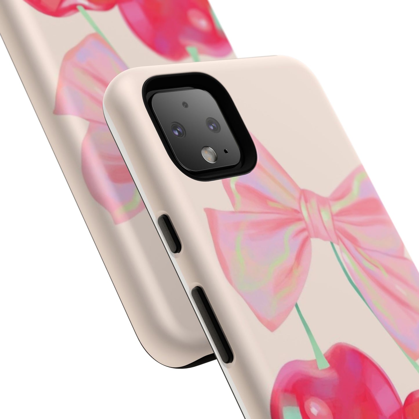 Cherry Bow Pink Phone Case