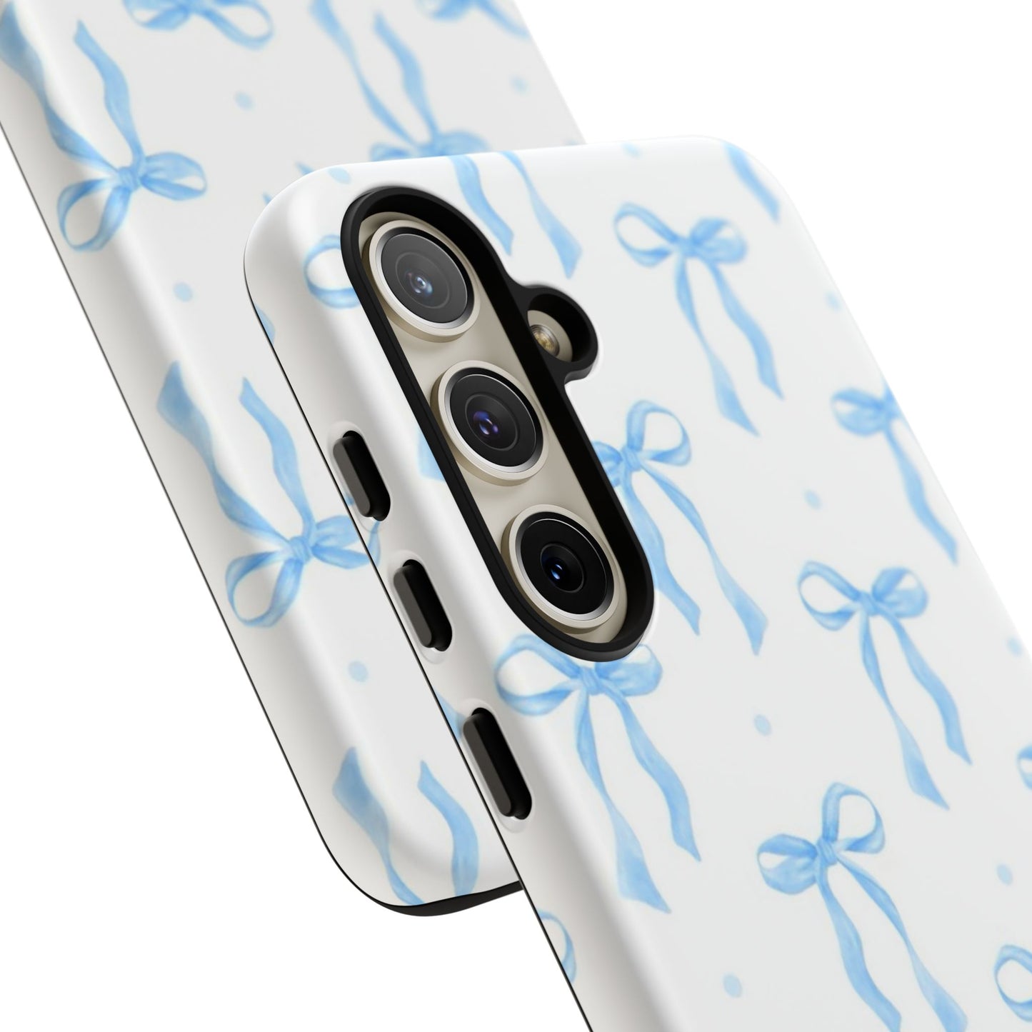 Blue Coquette Bow Phone Case