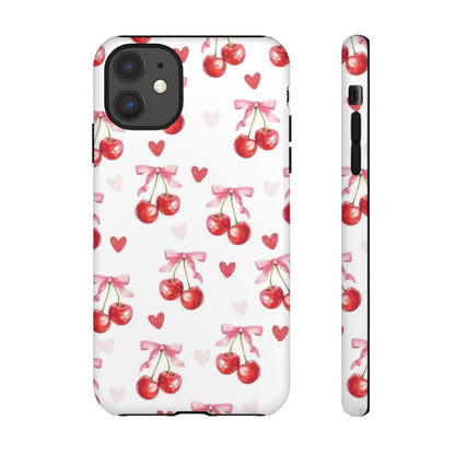 Cherry Coquette Cute Durable Tough Phone Case