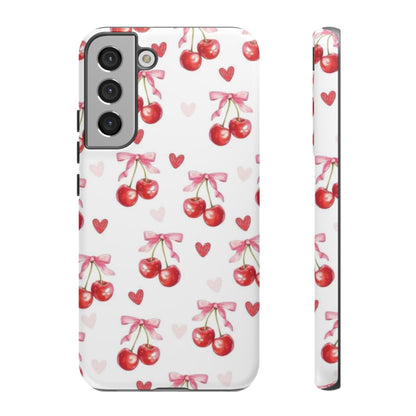 Cherry Coquette Cute Durable Tough Phone Case