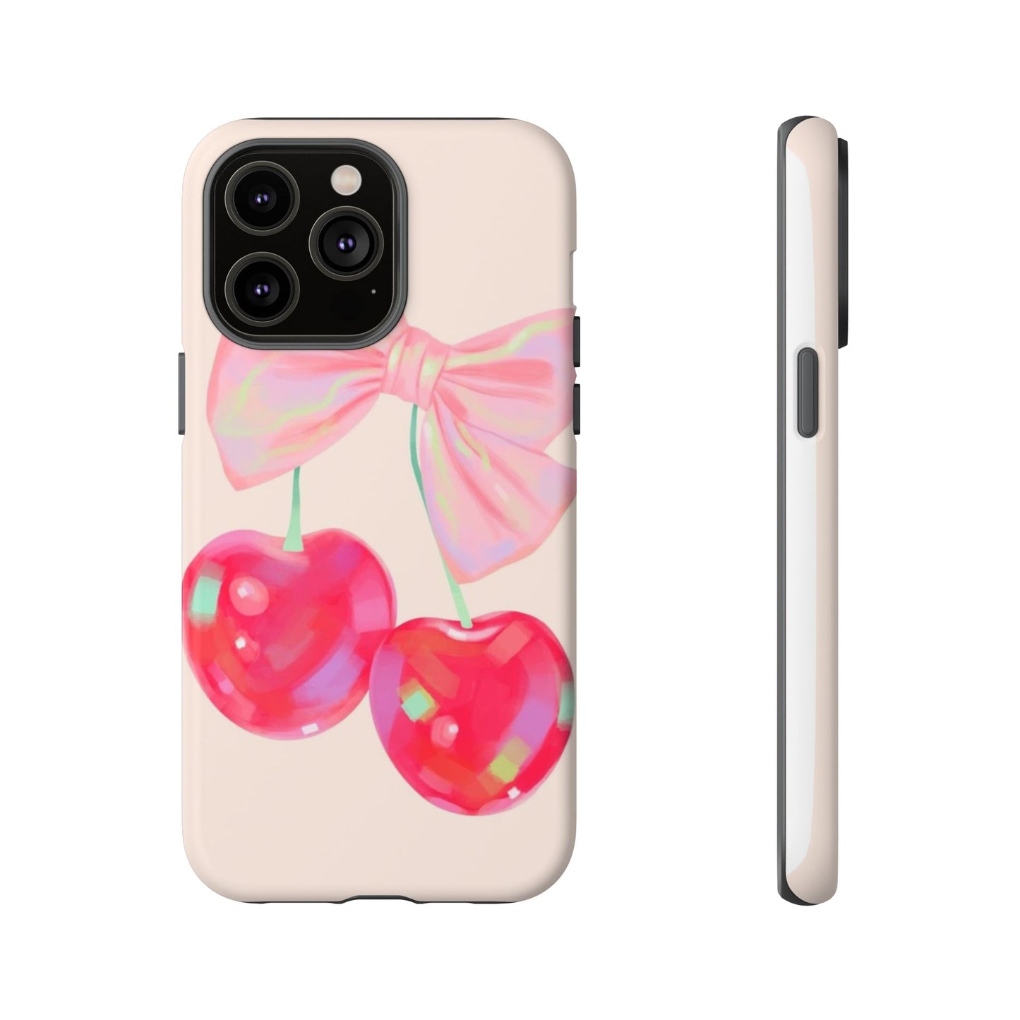 Cherry Bow Pink Phone Case