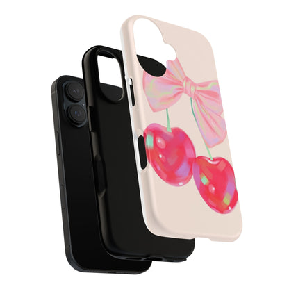 Cherry Bow Pink Phone Case