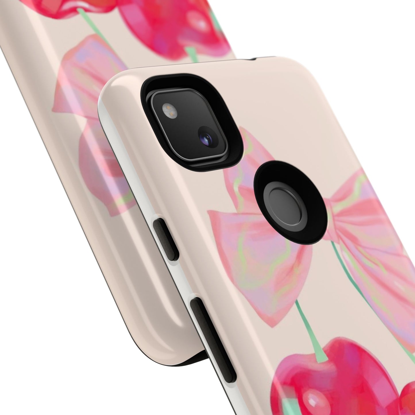 Cherry Bow Pink Phone Case