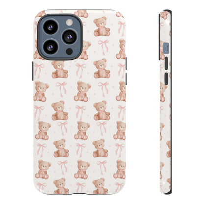 Coquette Teddy Bear Phone Case