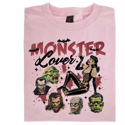Retro Halloween Monster Lover Shirt