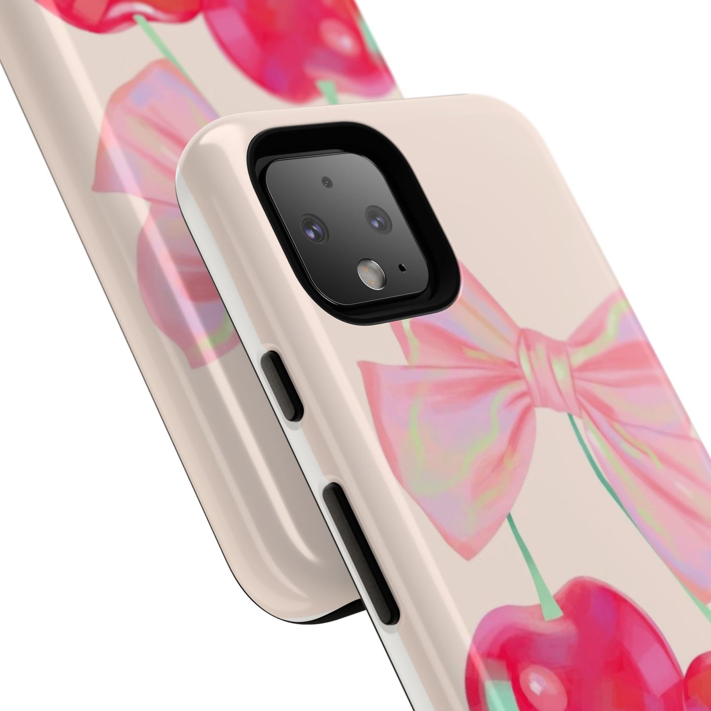Cherry Bow Pink Phone Case