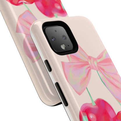 Cherry Bow Pink Phone Case