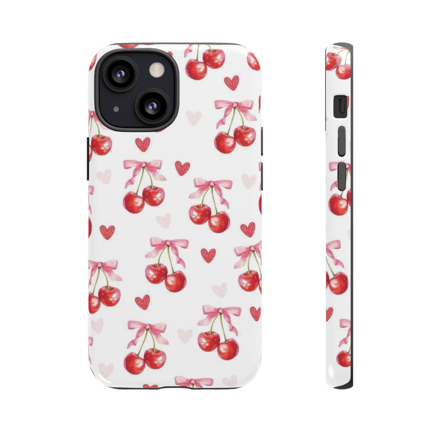 Cherry Coquette Cute Durable Tough Phone Case