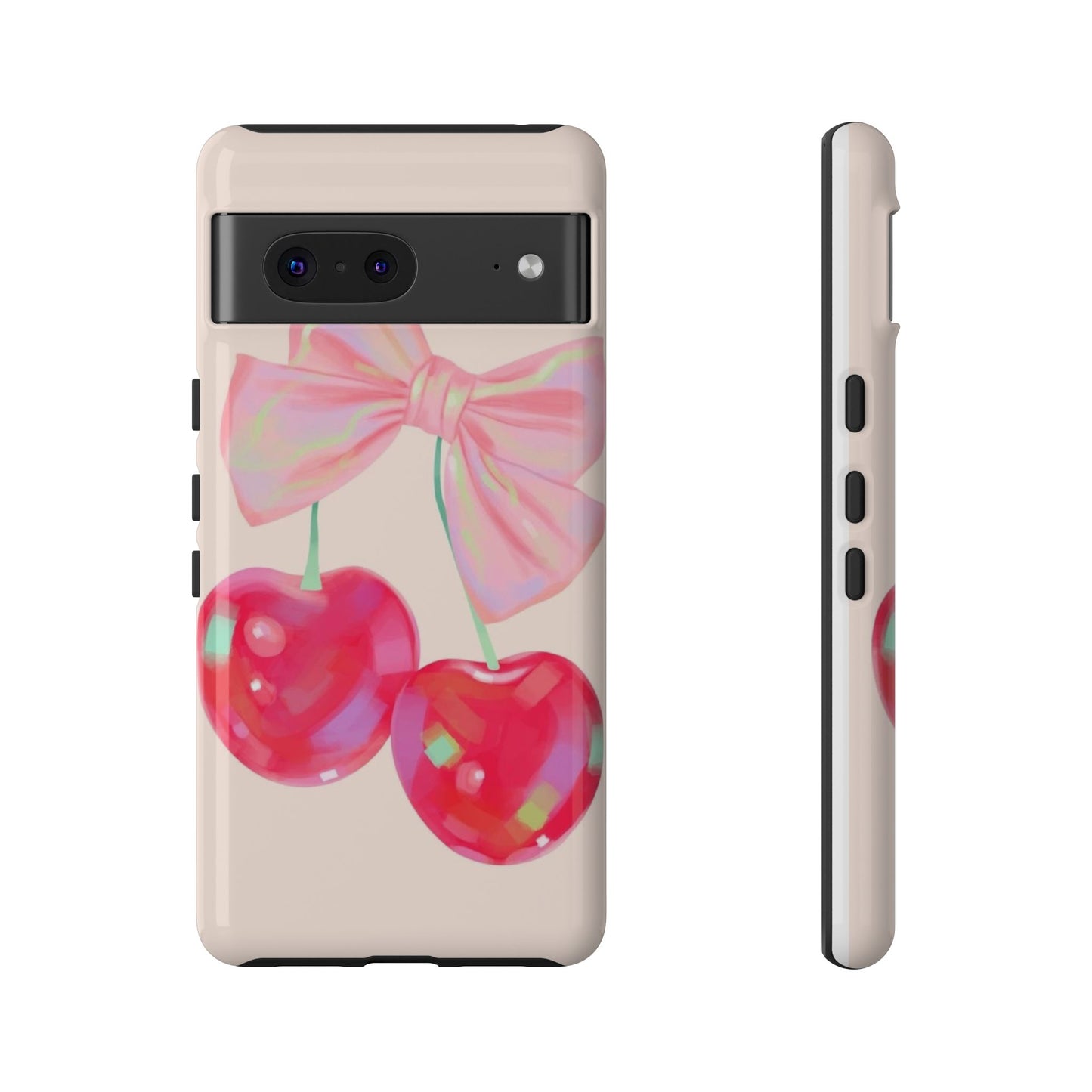 Cherry Bow Pink Phone Case