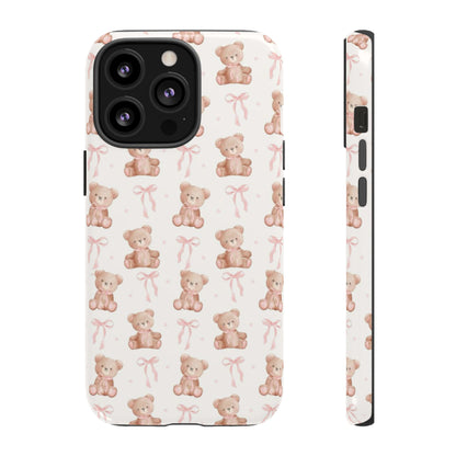 Coquette Teddy Bear Phone Case