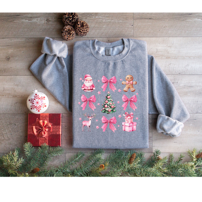 Christmas Coquette Gingerbread Sweatshirt