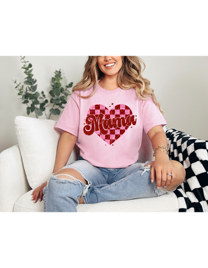Glitter Mama Valentine's Shirt