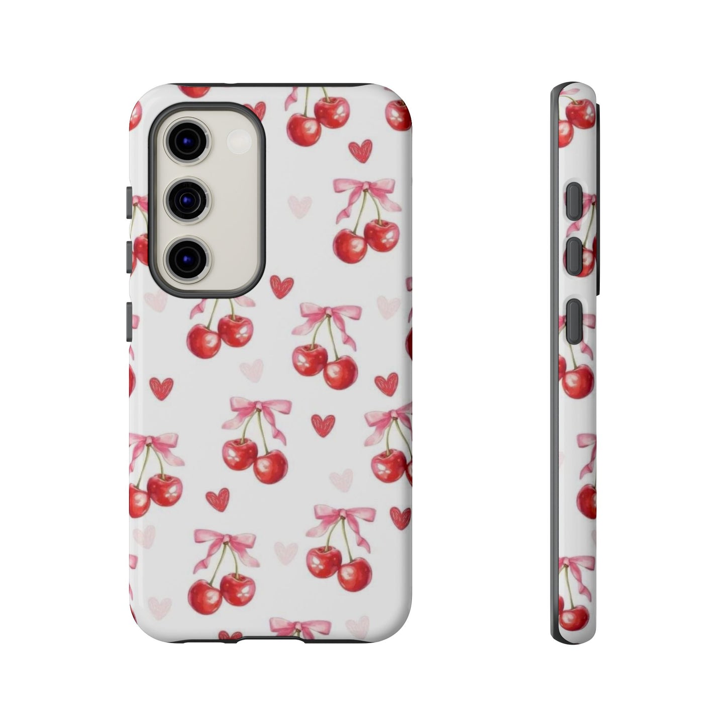 Cherry Coquette Cute Durable Tough Phone Case