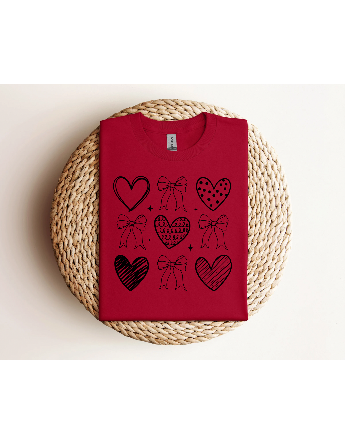 Black Valentines Coquette shirt