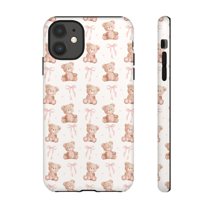 Coquette Teddy Bear Phone Case