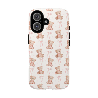 Coquette Teddy Bear Phone Case
