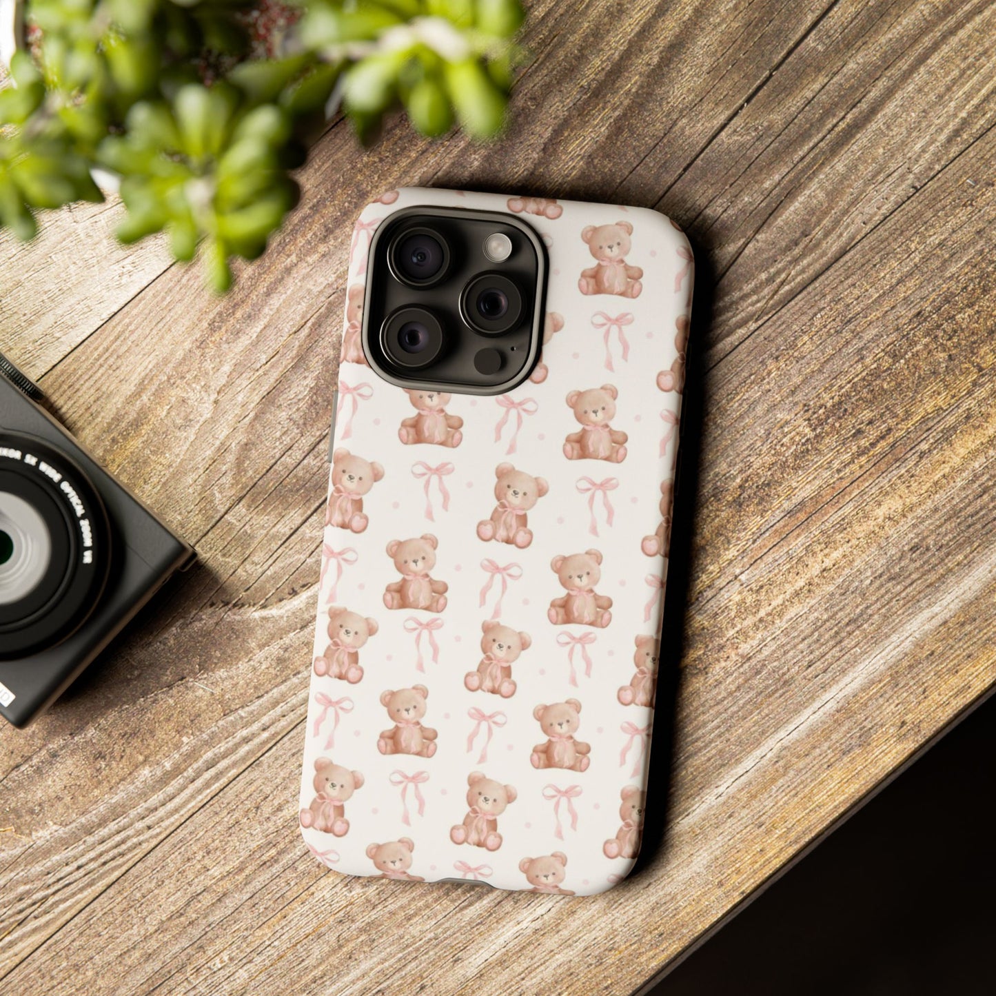 Coquette Teddy Bear Phone Case