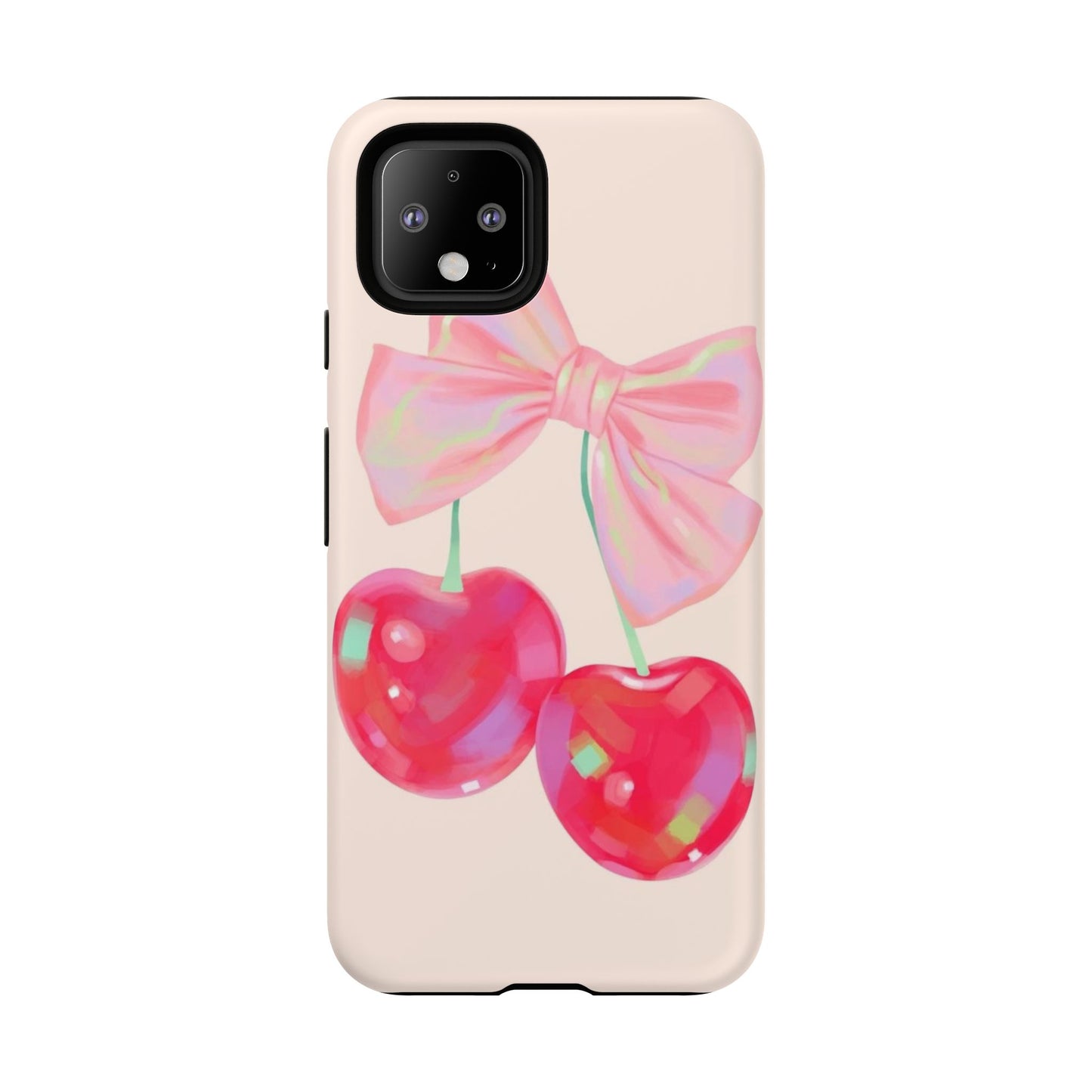 Cherry Bow Pink Phone Case