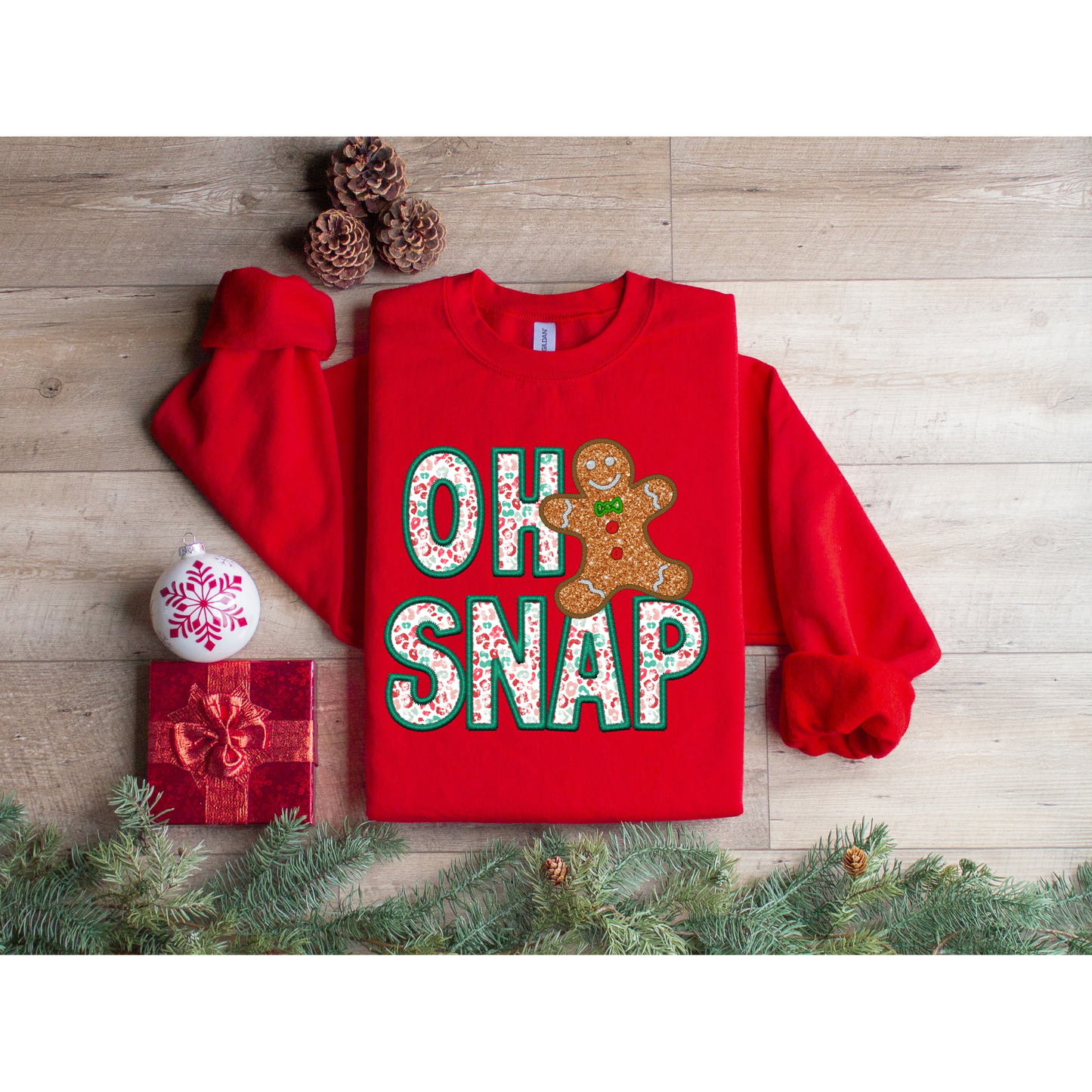 Oh Snap Gingerbread Sweatshirt