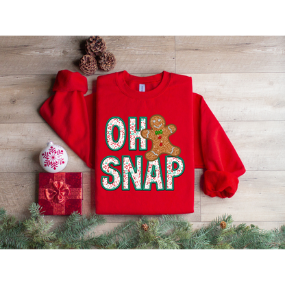 Oh Snap Gingerbread Sweatshirt