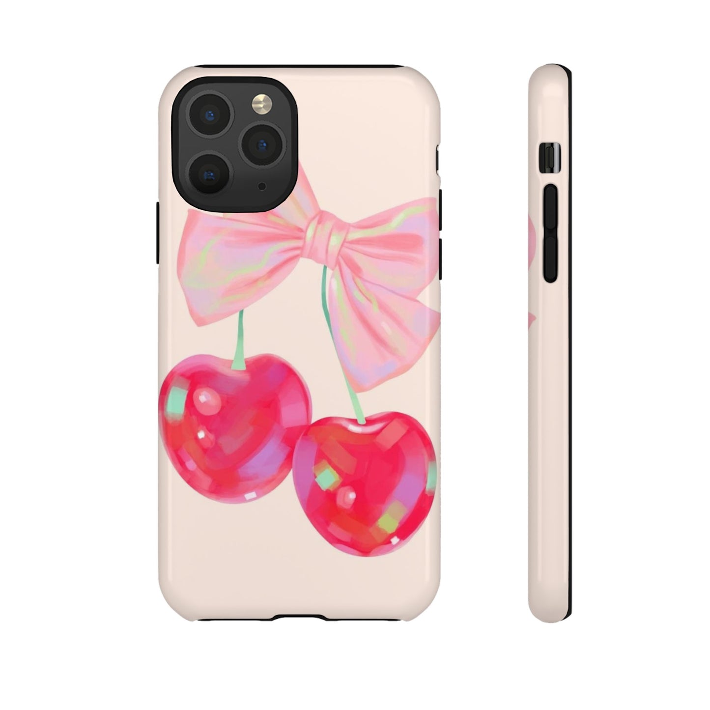 Cherry Bow Pink Phone Case