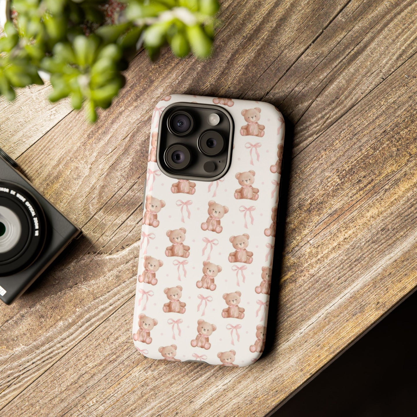 Coquette Teddy Bear Phone Case