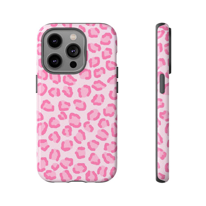 Pink Cheetah Print Phone Case for iPhone and Samsung