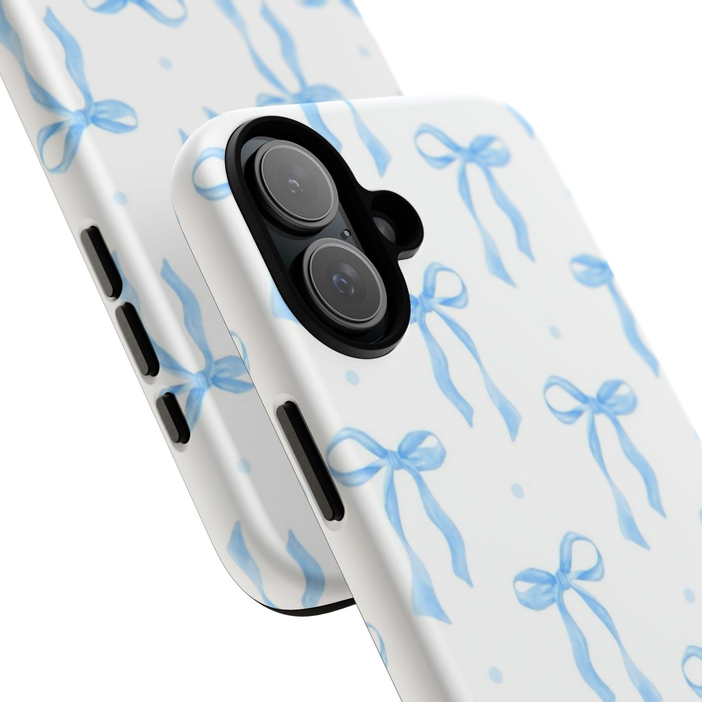 Blue Coquette Bow Phone Case