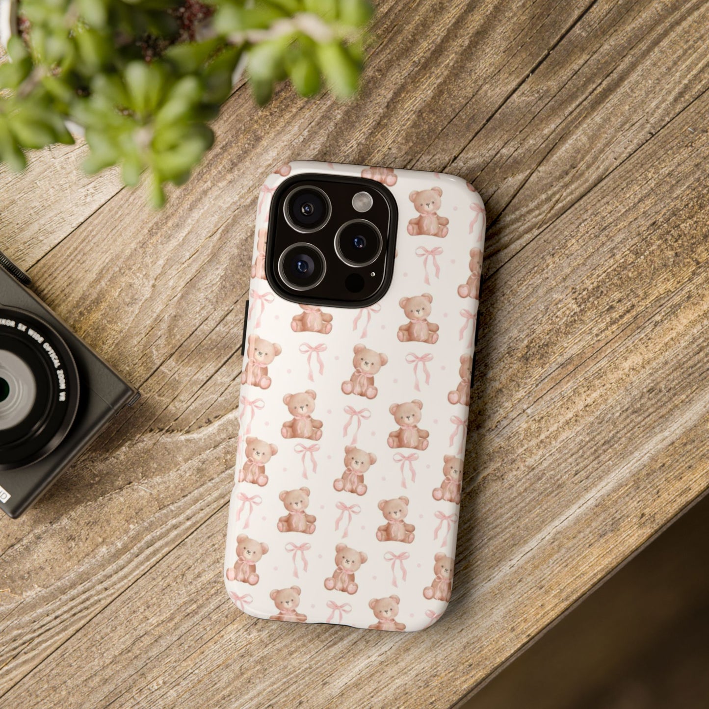 Coquette Teddy Bear Phone Case