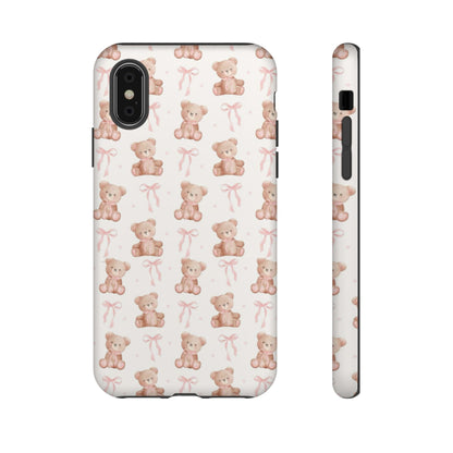 Coquette Teddy Bear Phone Case