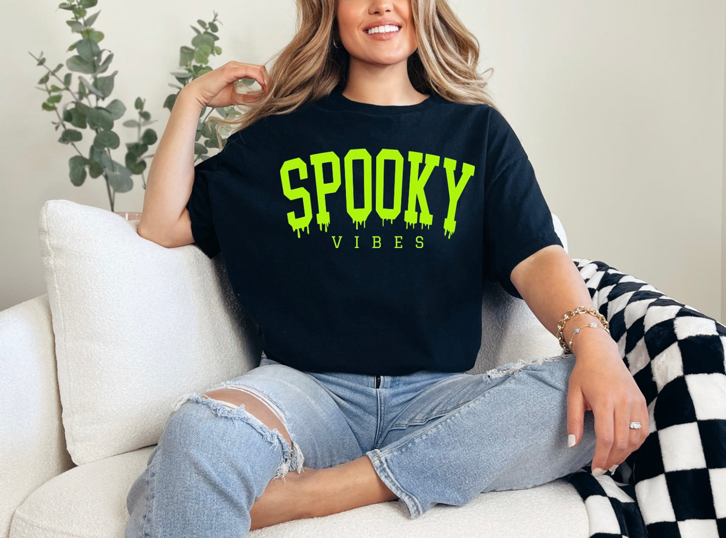 Spooky Vibes Drip Halloween Shirt