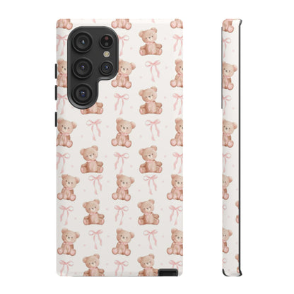 Coquette Teddy Bear Phone Case