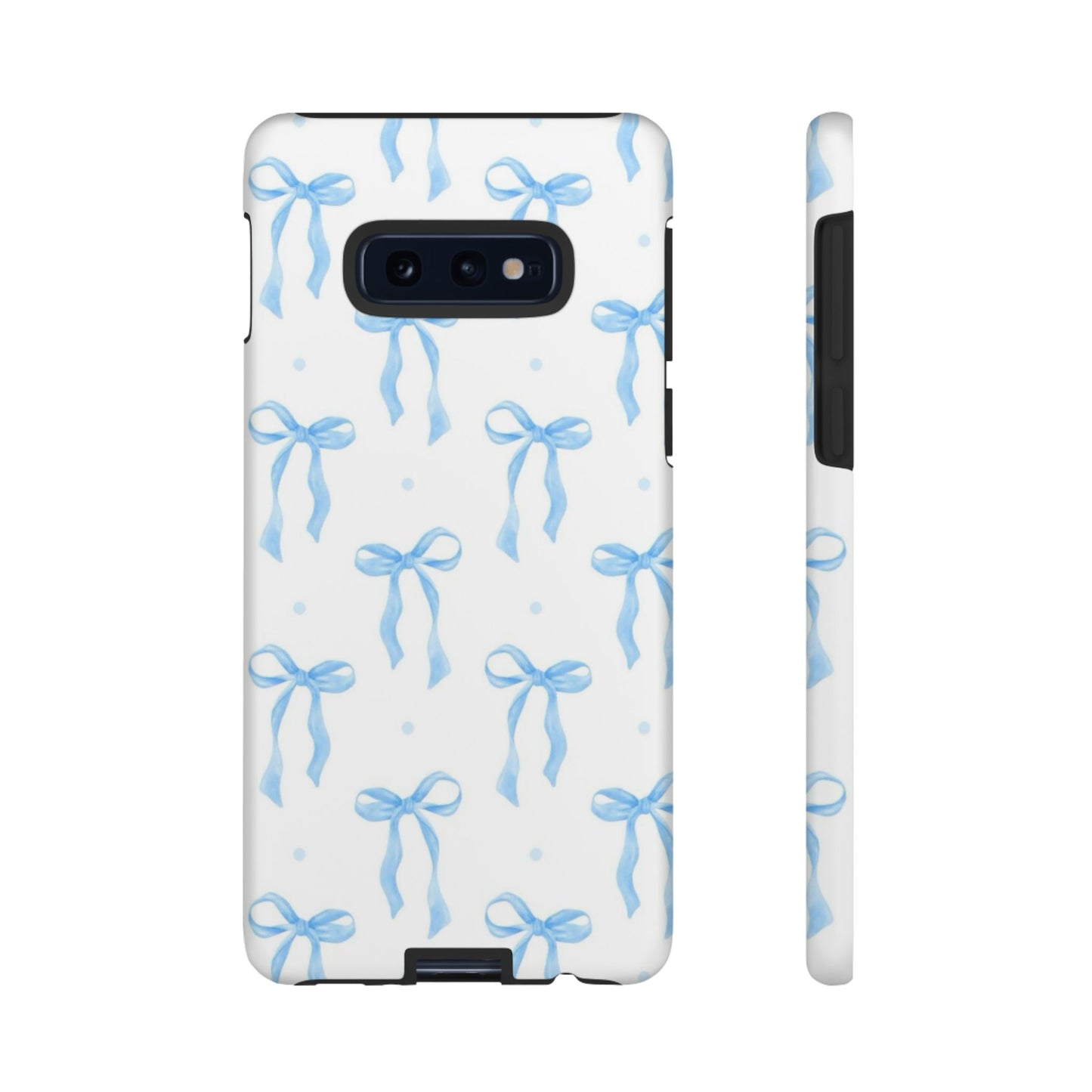 Blue Coquette Bow Phone Case