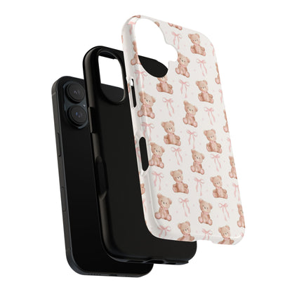 Coquette Teddy Bear Phone Case