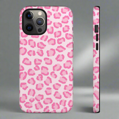 Pink Cheetah Print Phone Case for iPhone and Samsung